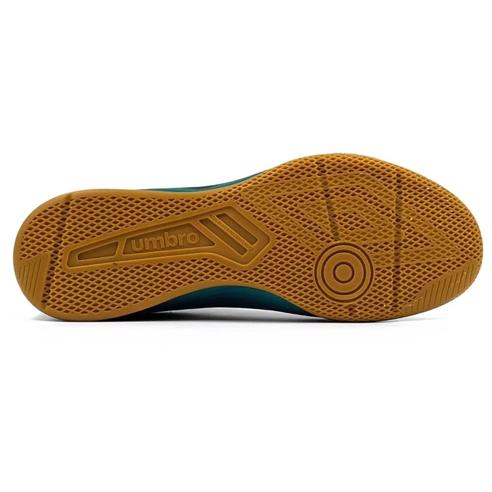 Chuteira Masculina Futsal Glaze Alexandrite Preto Verde Umbro U01FB00158-515 Verde 3