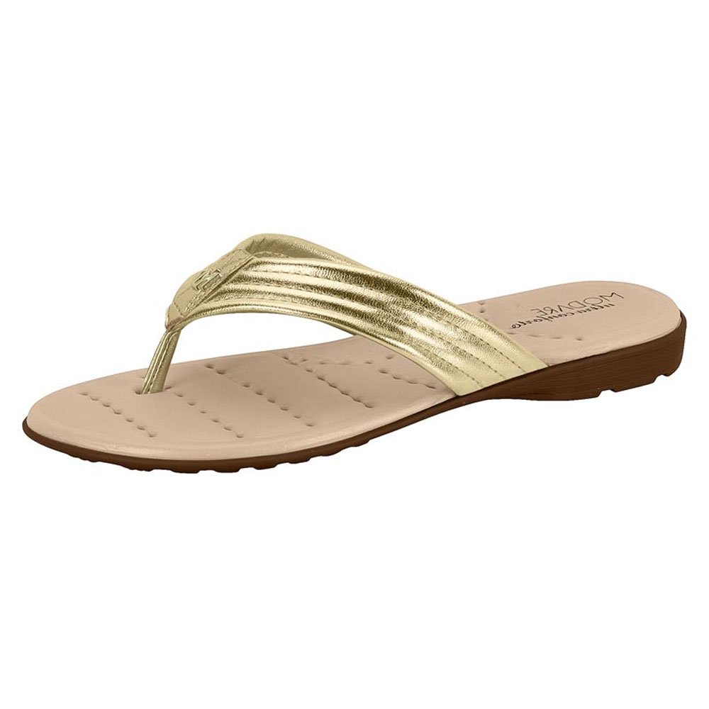 Chinelo Feminino Ultra Conforto Dourado Modare 7053.162 Dourado 2