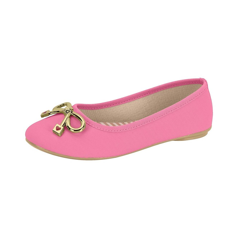 Sapatilha Infantil Feminina Napa Rosa Molekinha 2502.1001 Rosa 2