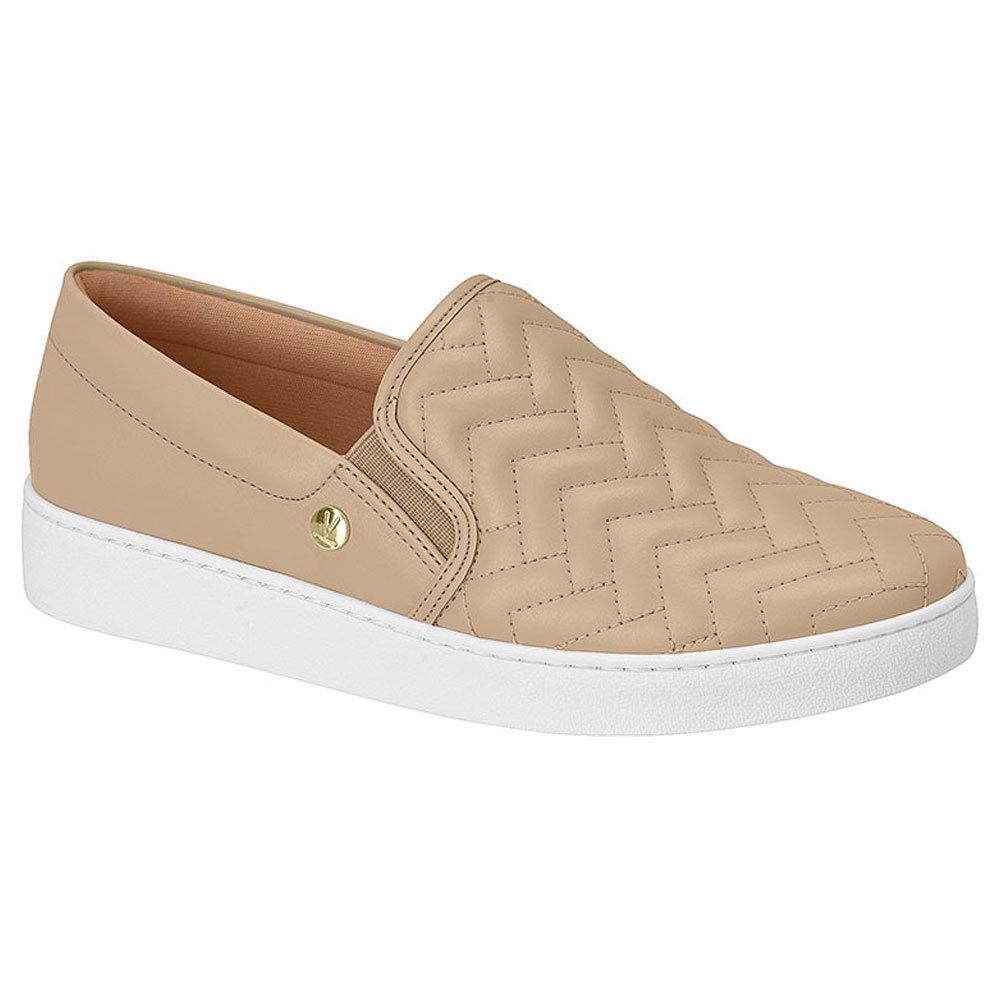 Tênis Feminino Slip On Matelassê Bege Vizzano 1214.1010 Bege 1