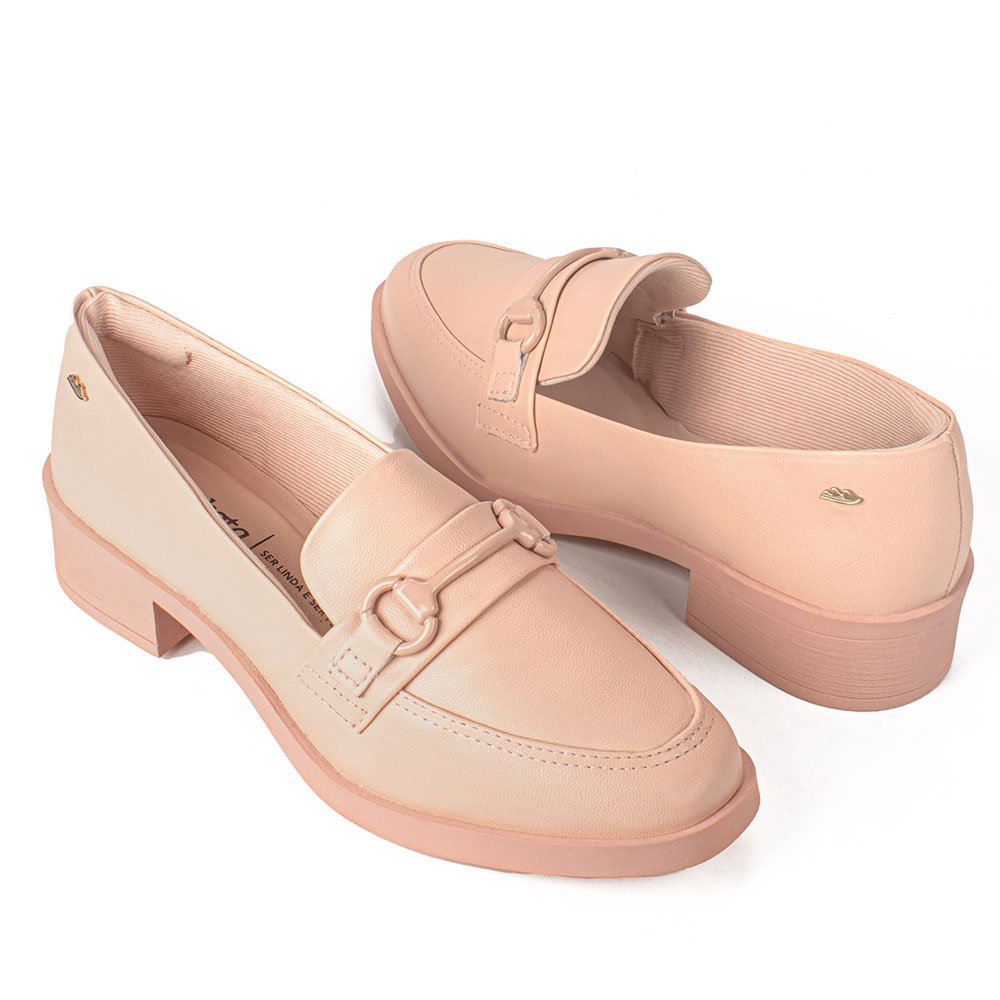 Mocassim Loafer Feminino Pêssego Dakota G9121-0013 Rosa 5