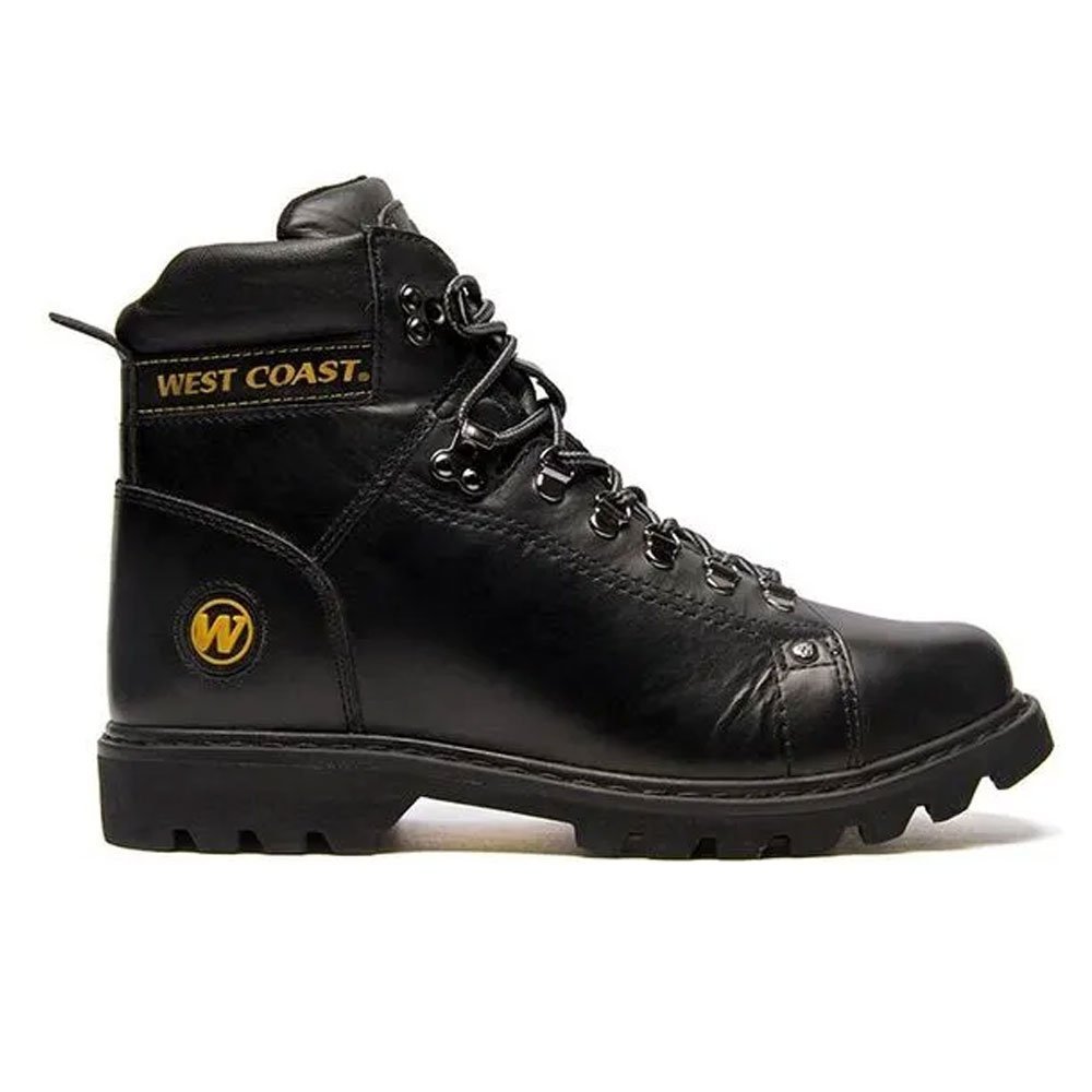 Bota Masculina Worker Classic Anilina Destroy Black West Coast 311001-1140 Preto 1
