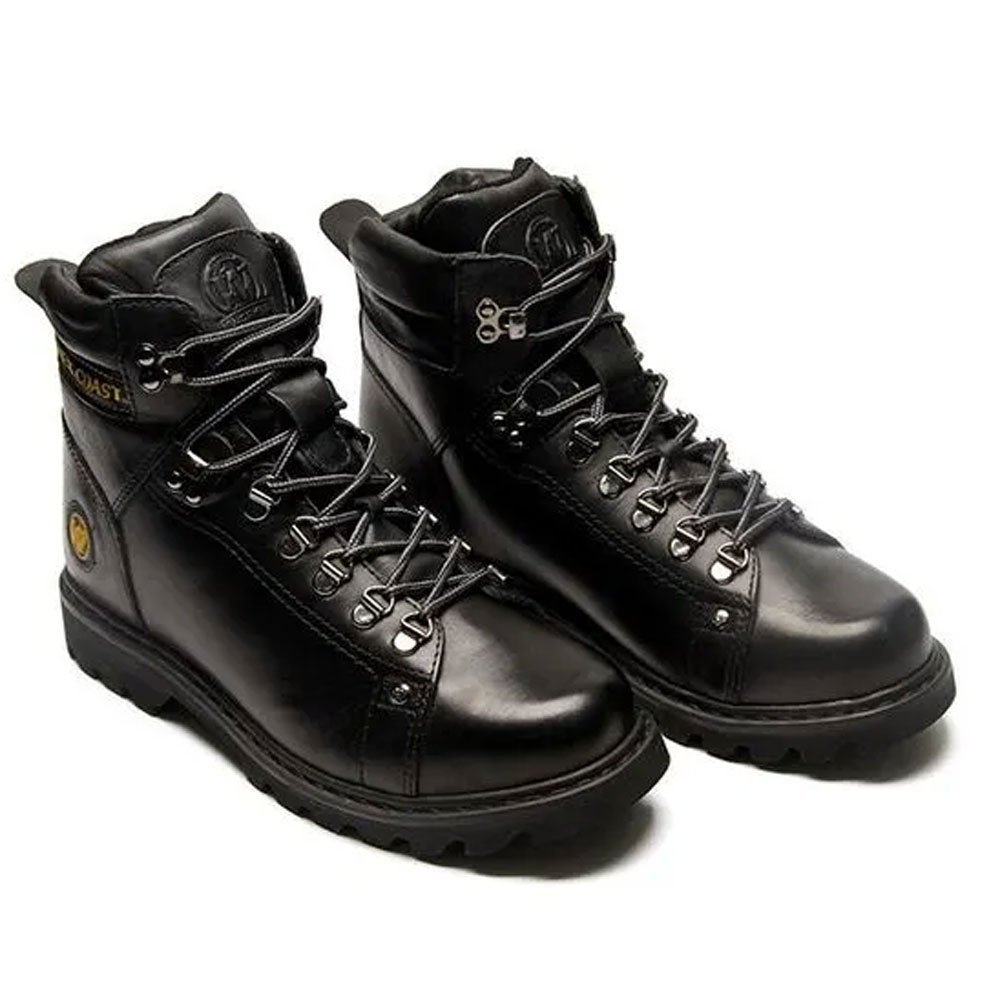 Bota Masculina Worker Classic Anilina Destroy Black West Coast 311001-1140 Preto 4