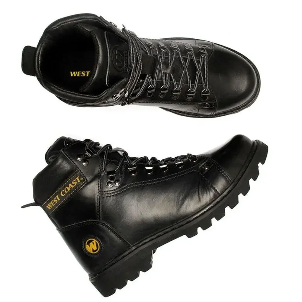 Bota Masculina Worker Classic Anilina Destroy Black West Coast 311001-1140 Preto 5