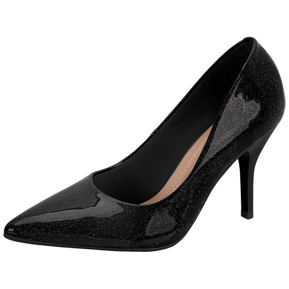 Scarpin Feminino Verniz Galactia Preto Furtacor Beira Rio 4122.1400 Preto 2