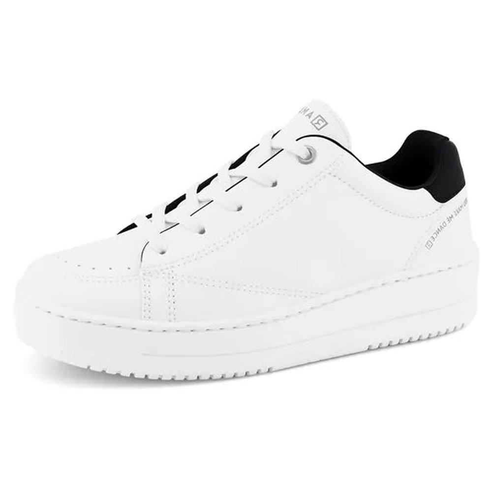 Tênis Casual Feminino Branco Preto Ramarim 2391121-0001 Branco 2