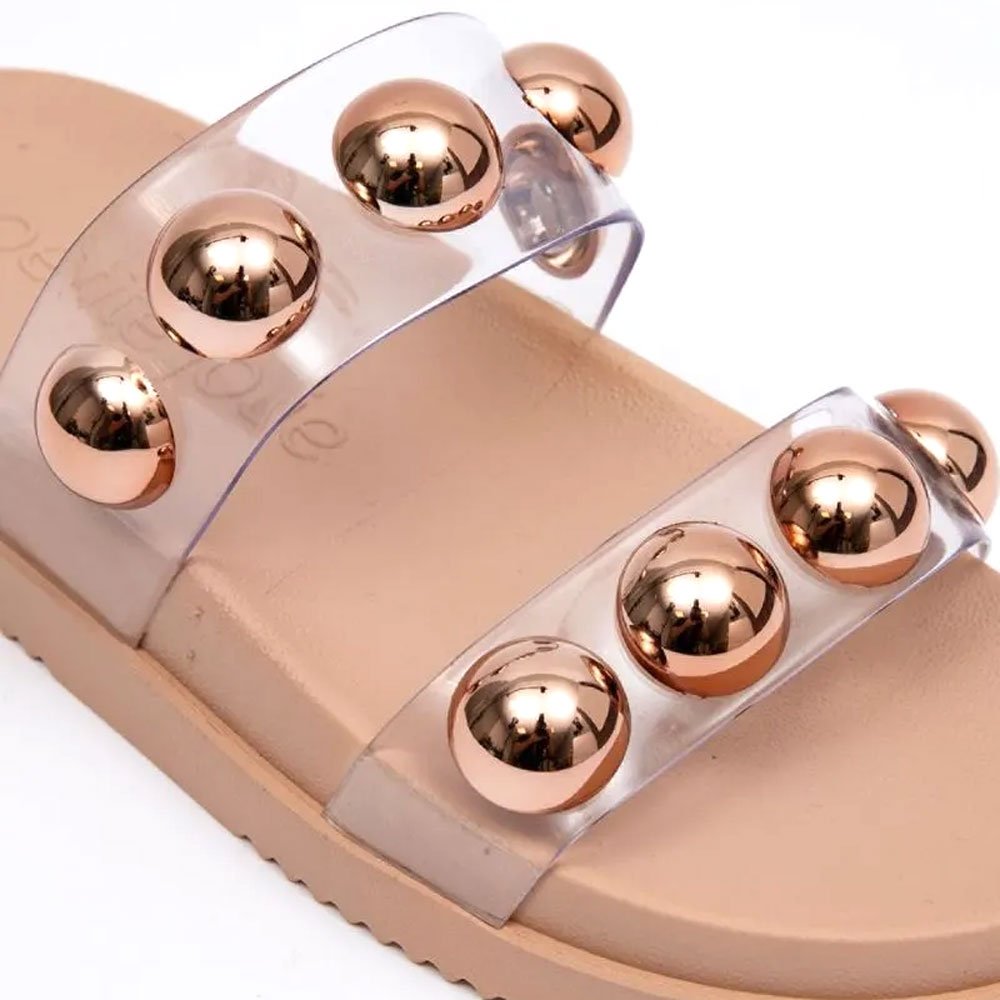Chinelo Feminino Ice Translúcido Mocca Petite Jolie PJ7186 Bege 3