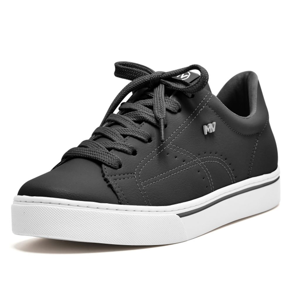 Tênis Casual Feminino Napa Preto Via Marte 016-008-01 Preto 2