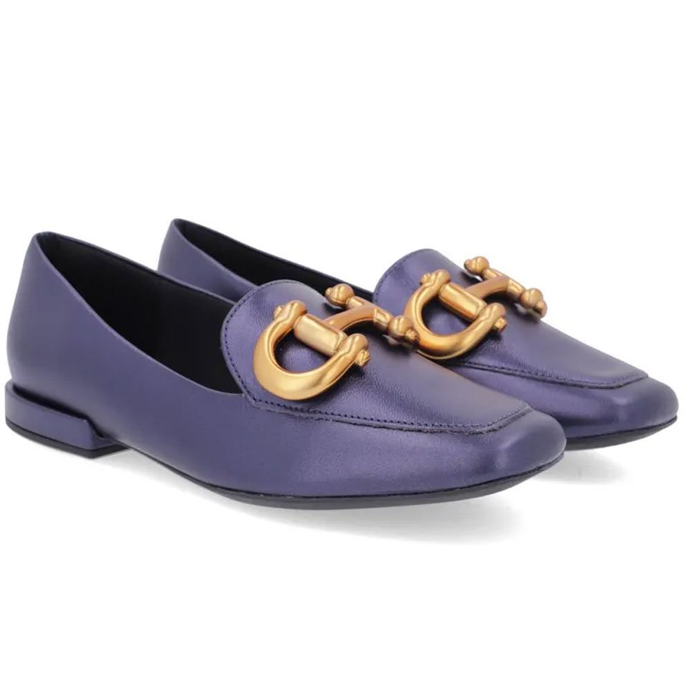 Mocassim Feminino Couro New Blue Usaflex AL1802 Azul 2