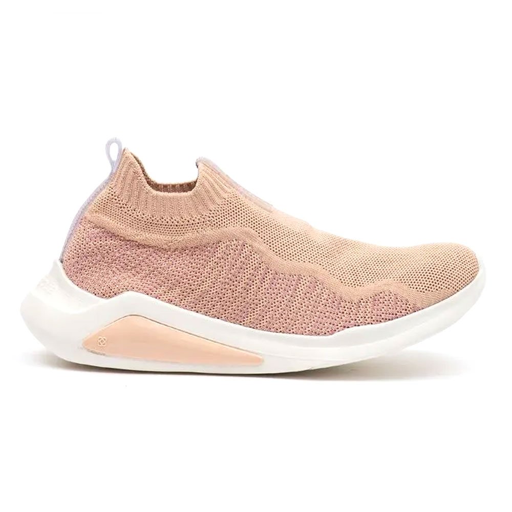 Tênis Feminino Hype Knit Slip On Nude New Petite Jolie PJ5517 Rosa 1