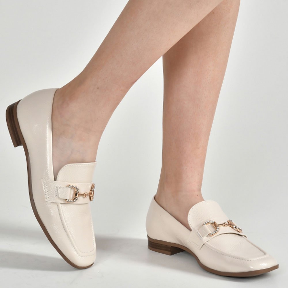 Mocassim Loafer Feminino Pinoli Via Marte 075-004-01 Branco 2