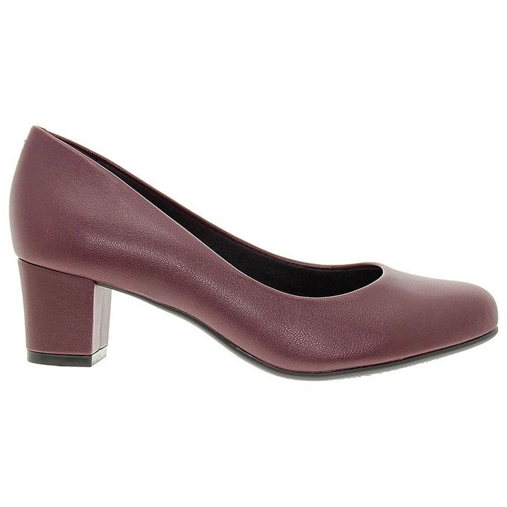 Sapato Social Feminino Napa Vinho Beira Rio 4777.409 Vermelho 1