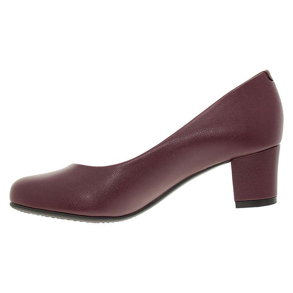 Sapato Social Feminino Napa Vinho Beira Rio 4777.409 Vermelho 2