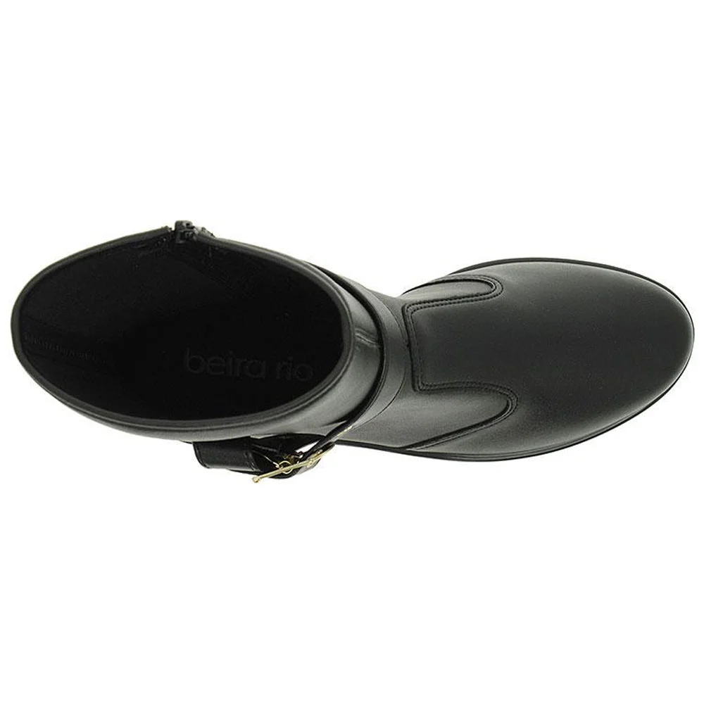 Bota Feminina Cano Médio Preto Beira Rio 9085.103 Preto 4