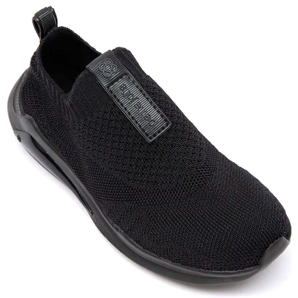 Tênis Feminino Hype Knit Slip On Preto Petite Jolie PJ5517 Preto 2