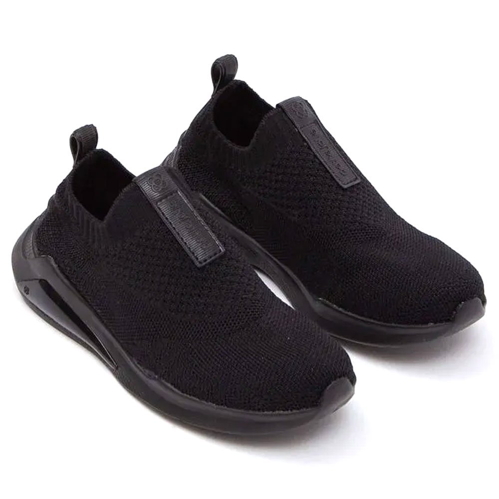 Tênis Feminino Hype Knit Slip On Preto Petite Jolie PJ5517 Preto 3