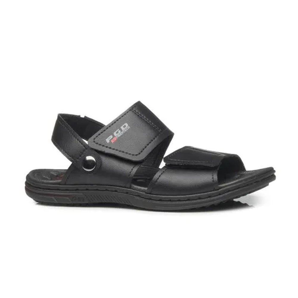 Sandália Papete Infantil Masculina Preto Pegada 373303-03 Preto 1