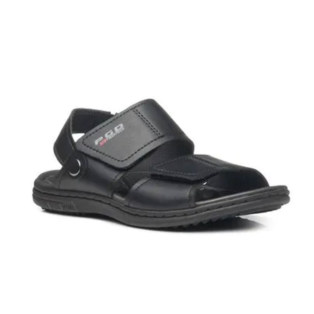 Sandália Papete Infantil Masculina Preto Pegada 373303-03 Preto 3