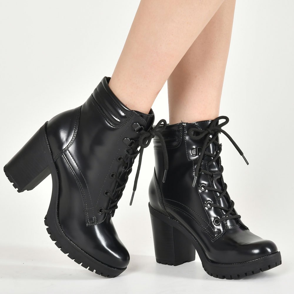 Bota Coturno Feminino Preto Via Marte 014-004-01 Preto 2