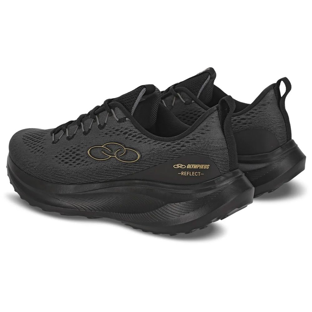 Tênis Esportivo Unissex Reflect Chumbo Preto Olympikus Preto 4
