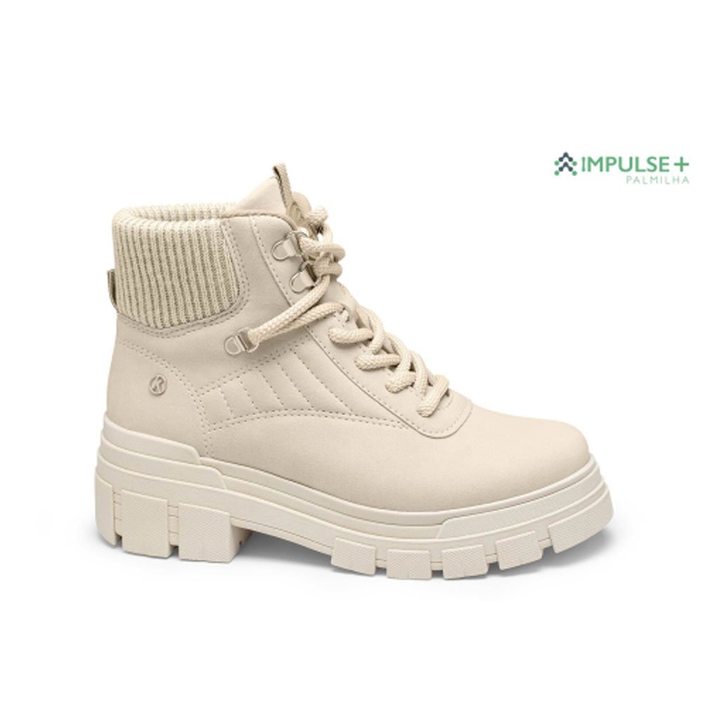 Bota Coturno Feminino Adventure Porcelana Kolosh C3761-0002 Bege 2