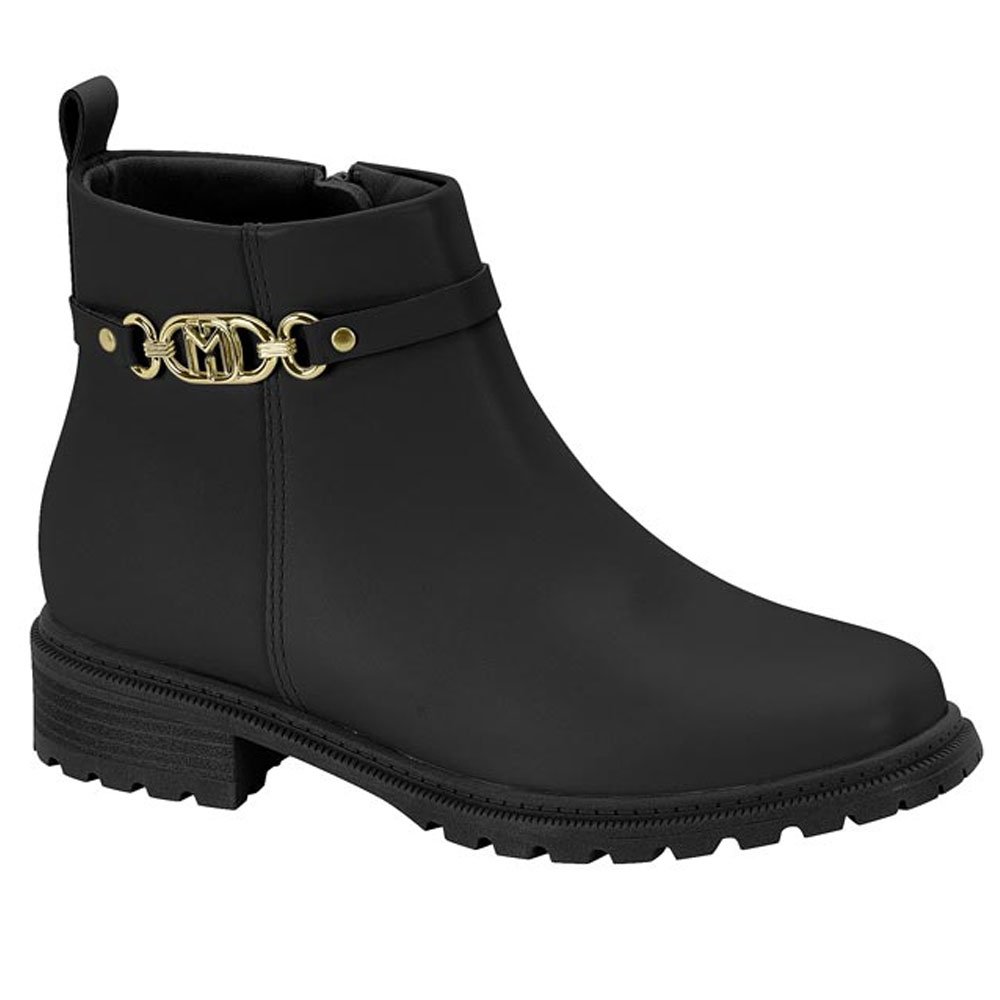Bota Feminina Cano Curto Preto Modare 7074.109 Preto 2