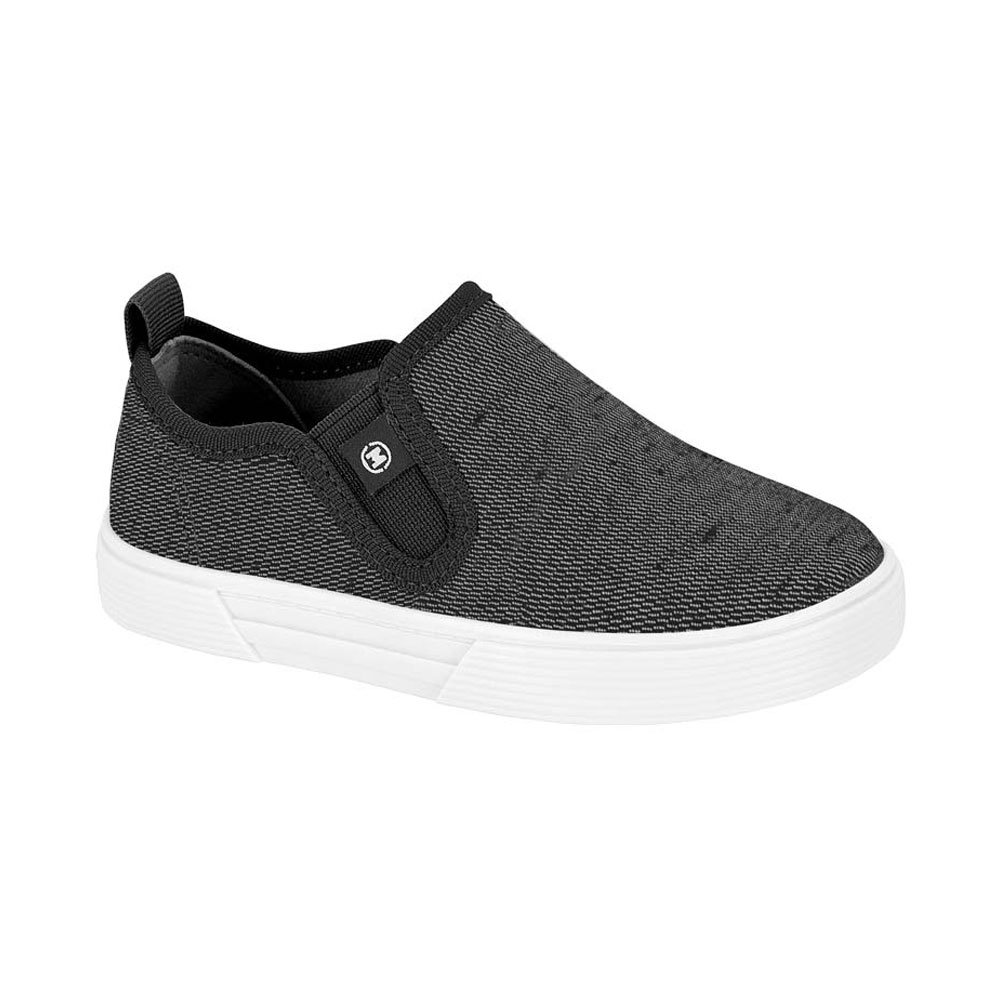 Tênis Infantil Baby Masculino Slip On Multi Preto Molekinho 2136.161 Preto 1