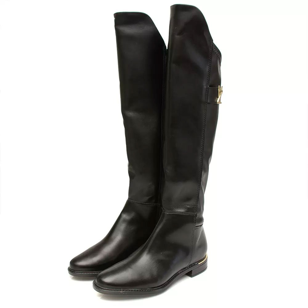 Bota Feminina Cano Longo Montaria Preto Vizzano 3077.117 Preto 3
