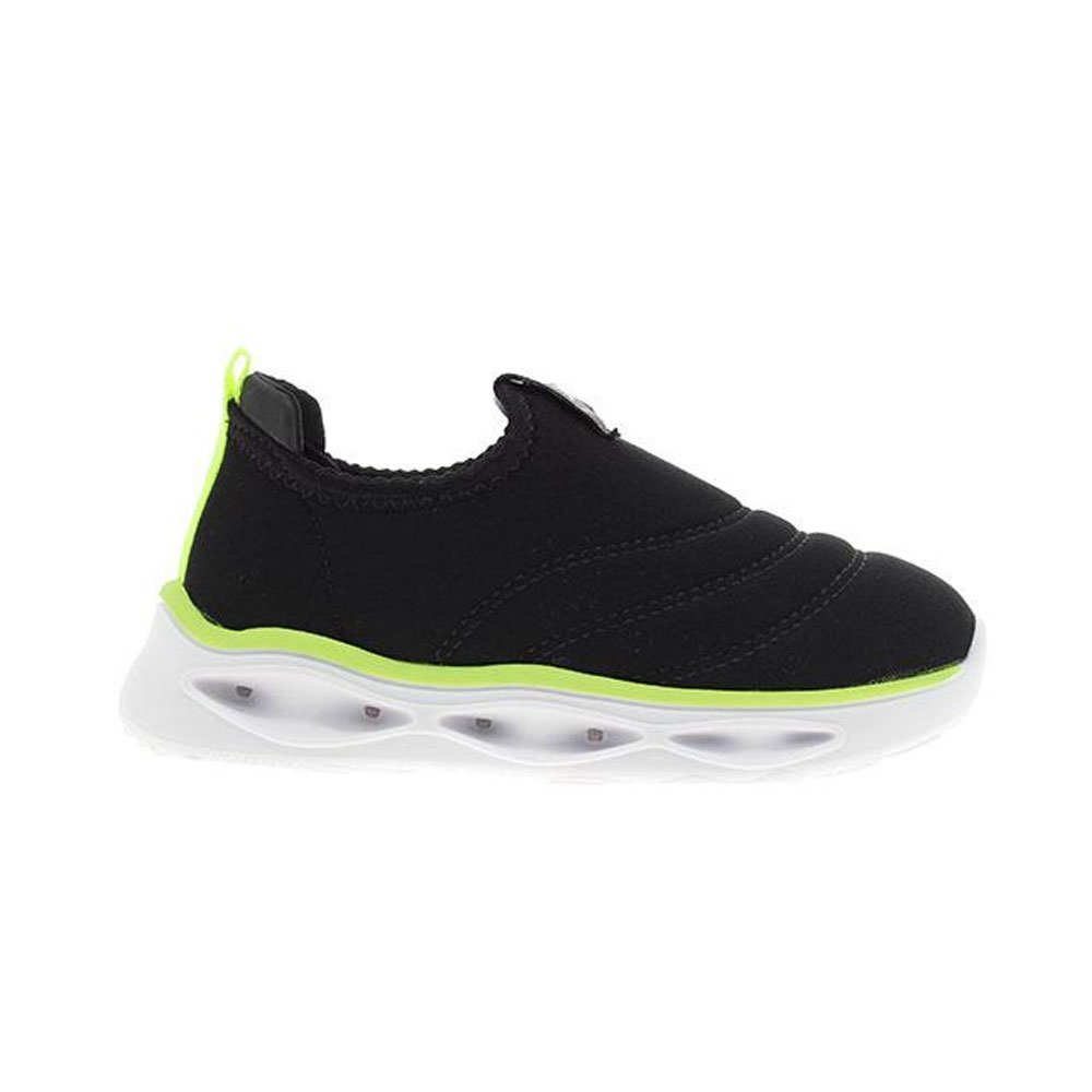 Tênis Infantil LED Preto Verde Molekinho 2620.103 Preto 2
