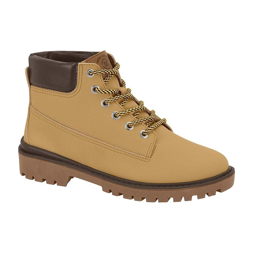 Bota Coturno Infantil Masculina Mostarda Café Molekinho 2817.111