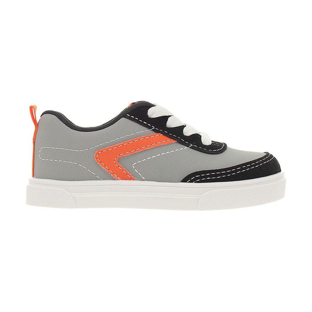 Tênis Infantil Masculino Cinza Preto Laranja Molekinho 2133.178 Cinza 1