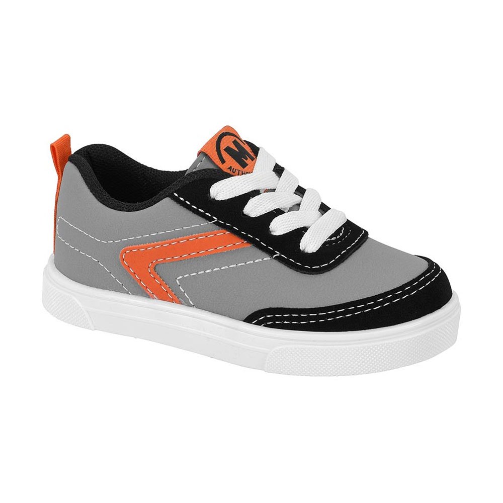 Tênis Infantil Masculino Cinza Preto Laranja Molekinho 2133.178 Cinza 2