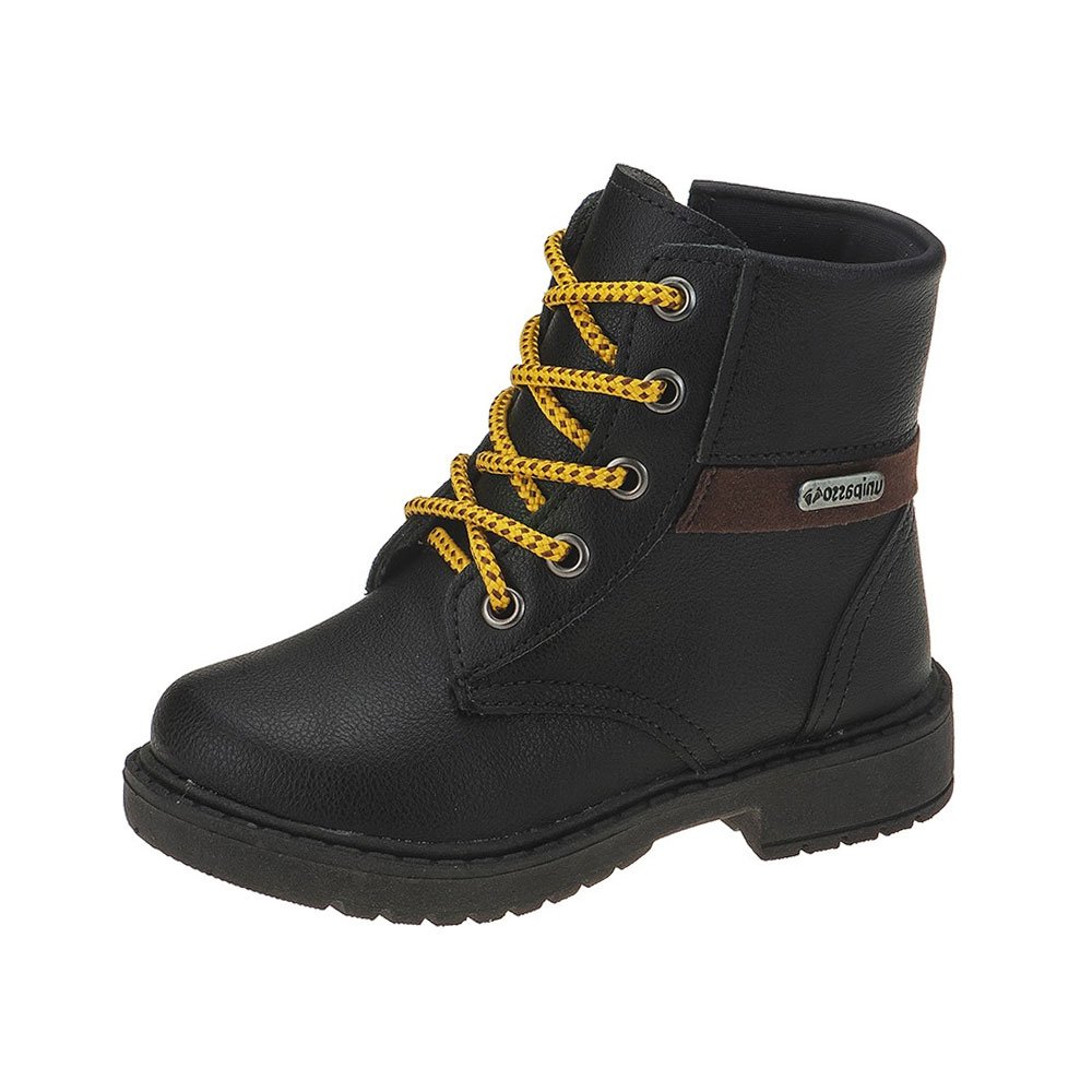 Bota Coturno Infantil Street Preto Unipasso 107-02-001 Preto 2
