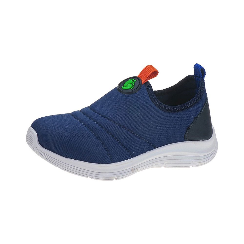 Tênis Infantil Street Marinho Laranja Verde Unipasso 206-02-515 Azul 2