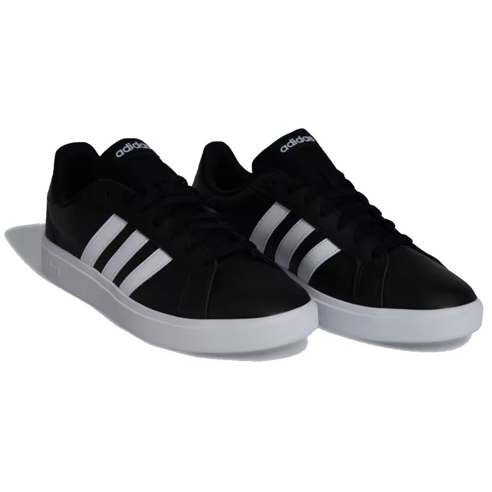 Tênis Masculino Grand Court Base 2.0 Preto Adidas IQ5680 Preto 3