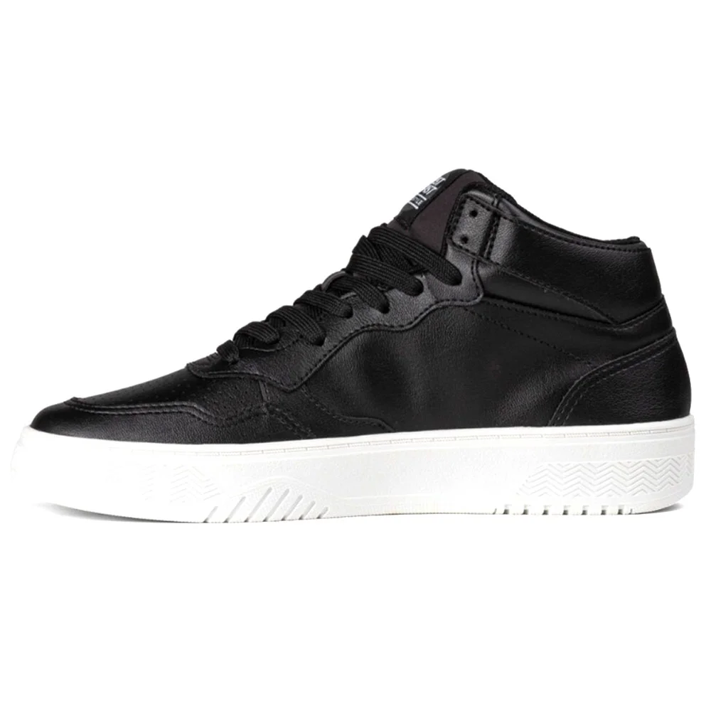 Tênis Masculino Cano Médio High Black White West Coast WC-69 Preto 3
