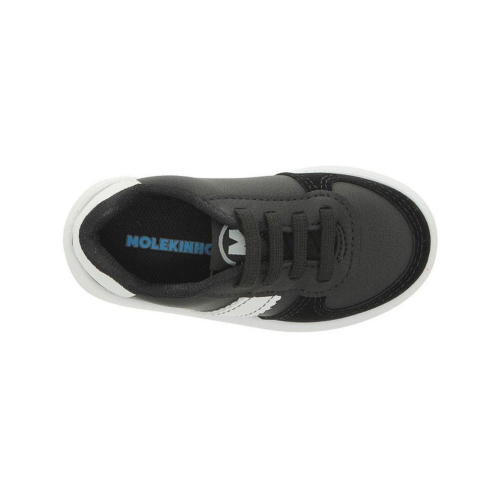 Tênis Infantil Masculino Preto Branco Molekinho 2635.101 Preto 4
