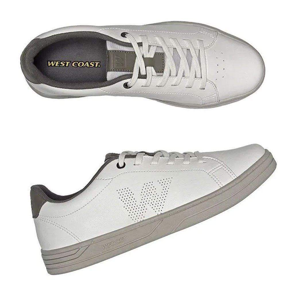 Tênis Casual Masculino White Fallen Grey West Coast WC-36-05 Branco 5