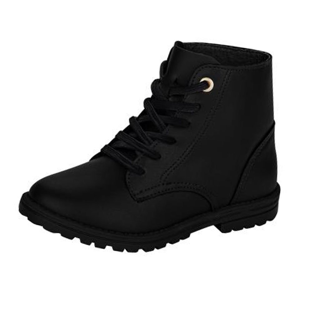 Bota Coturno Infantil Love Fashion Preto Kidy 028-0114-0007 Preto 2