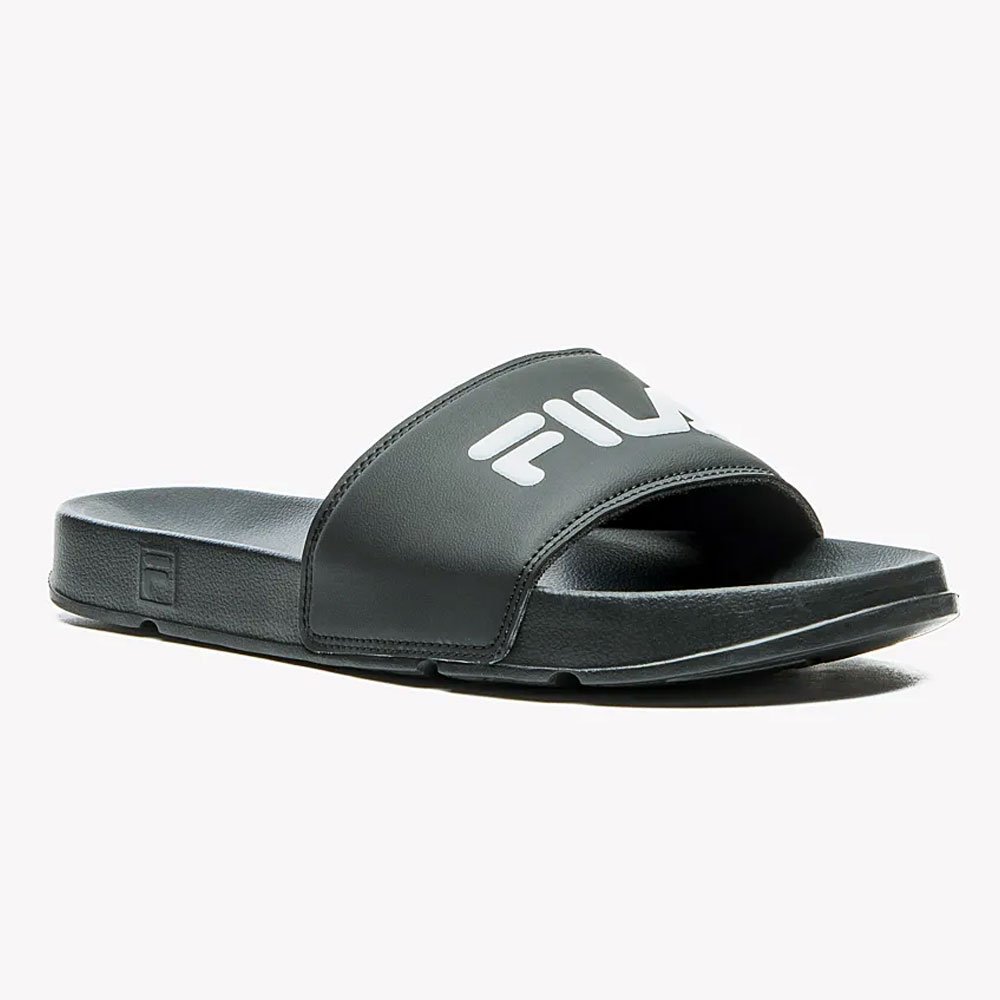 Chinelo Slide Masculino Drifter Basic Preto Branco Fila 11A017X-6439 Preto 2