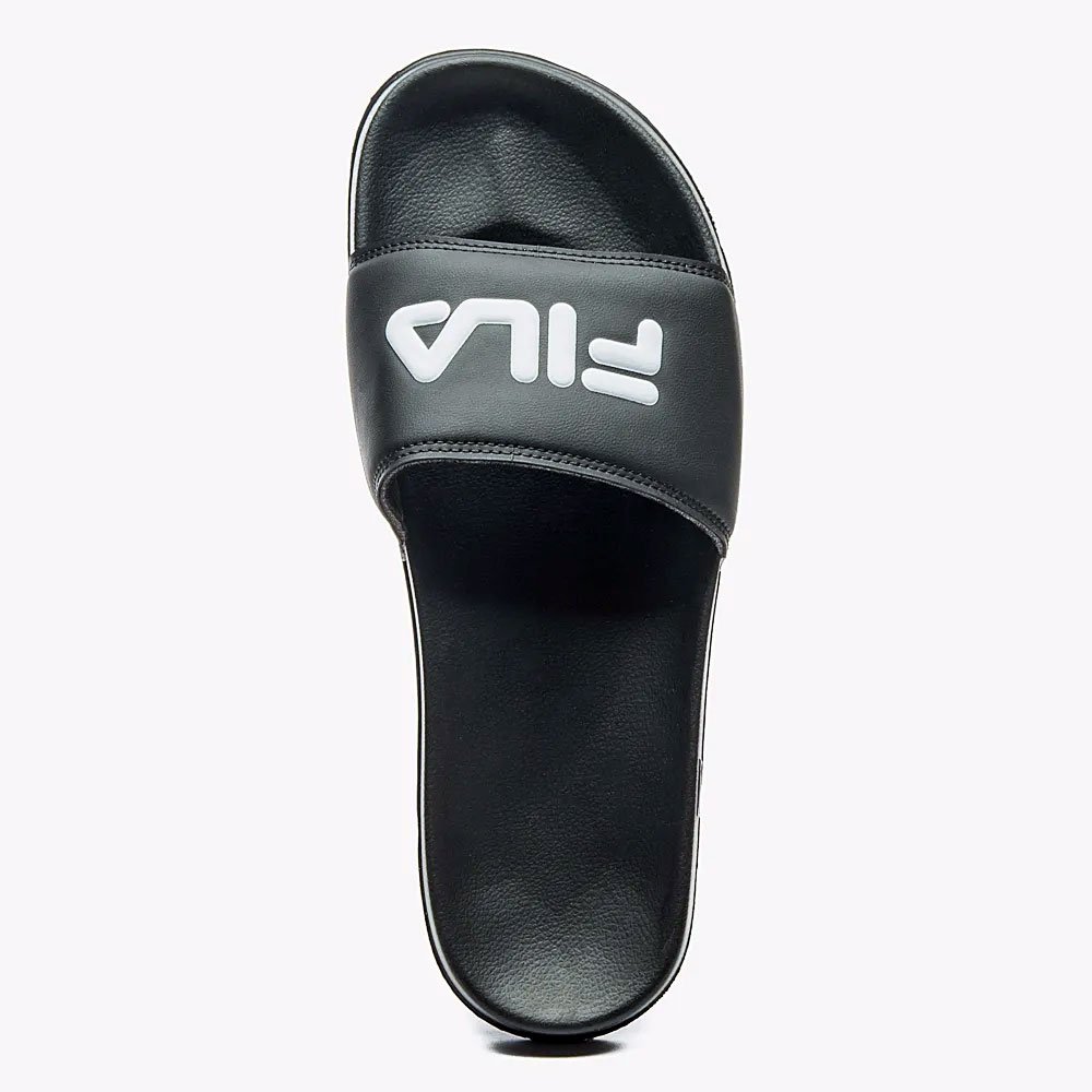 Chinelo Slide Masculino Drifter Basic Preto Branco Fila 11A017X-6439 Preto 4