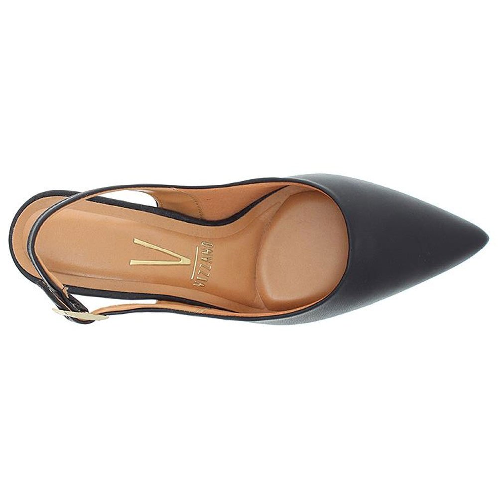 Scarpin Feminino Slingback Pelica Preto Vizzano 1185.700 Preto 4