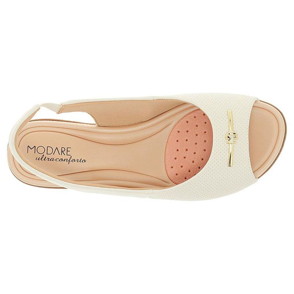 Sandália Feminina Ultra Conforto Branco Off Modare 7127.253 Branco 4