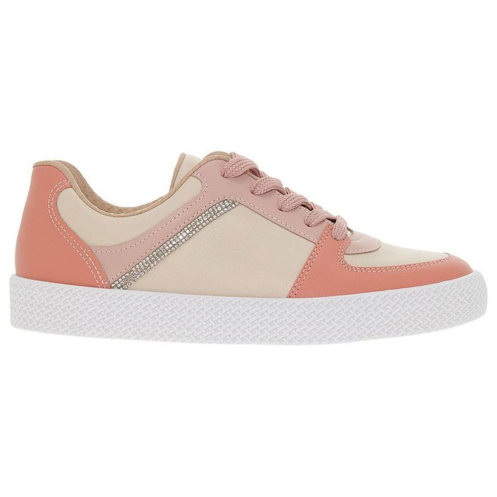 Tênis Casual Feminino Creme Papaia Rosa Beira Rio 4280.135 Bege 2