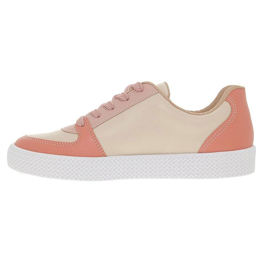 Tênis Casual Feminino Creme Papaia Rosa Beira Rio 4280.135 Bege 3