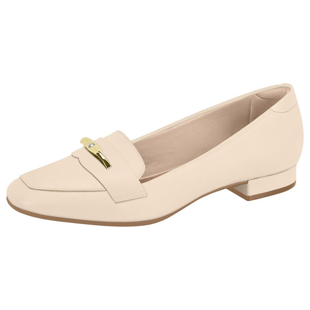 Mocassim Feminino Napa Creme Beira Rio 4318.104 Branco 2
