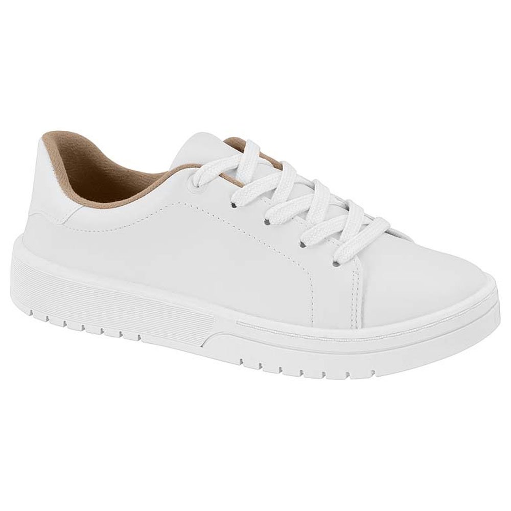 Tênis Casual Feminino Napa Branco Moleca 5791.100 Branco 1