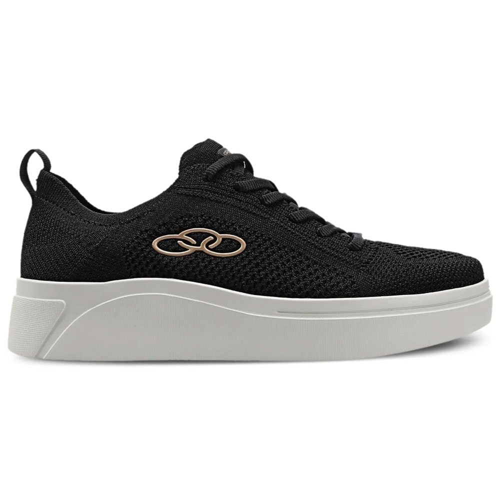 Tênis Casual Feminino Plato Preto Olympikus Preto 1