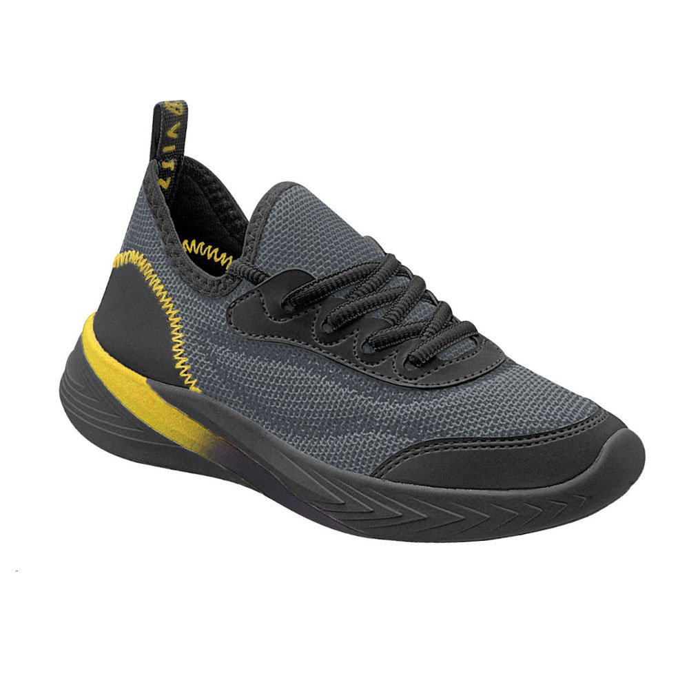 Tênis Infanto-juvenil Speed Flow Grafite Preto Vitz 390008-1089 Cinza 1
