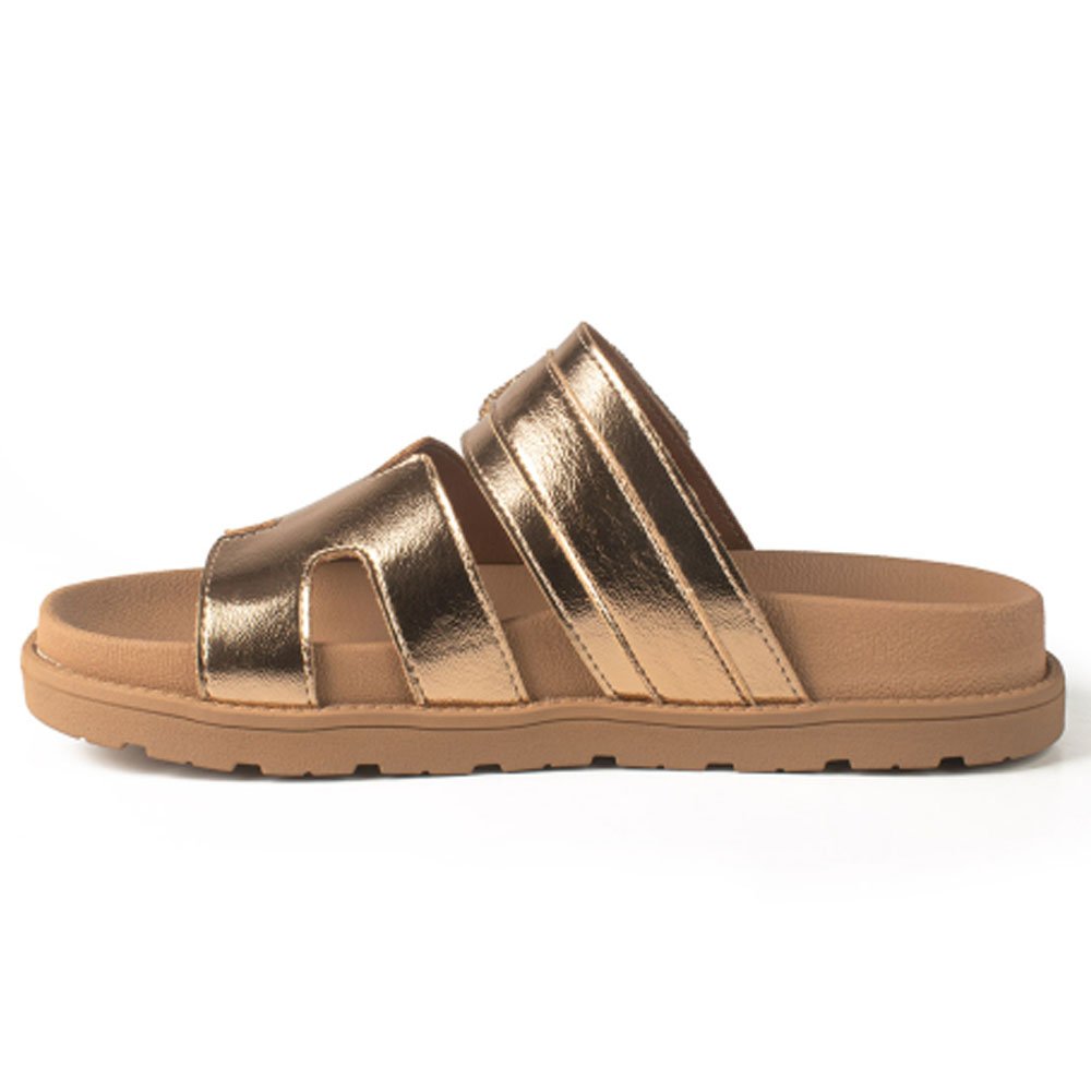 Tamanco Slide Feminino Namaste Rose Dakota Y7823-0006 Dourado 4